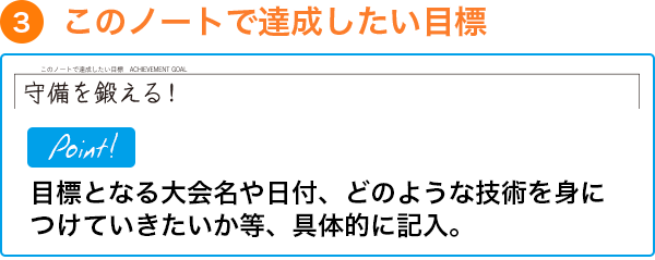 一年後の目標・このノートで達成したい目標