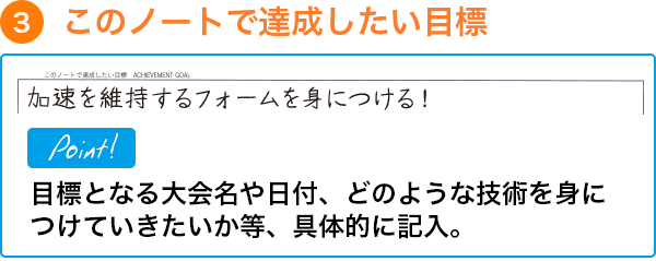 一年後の目標・このノートで達成したい目標